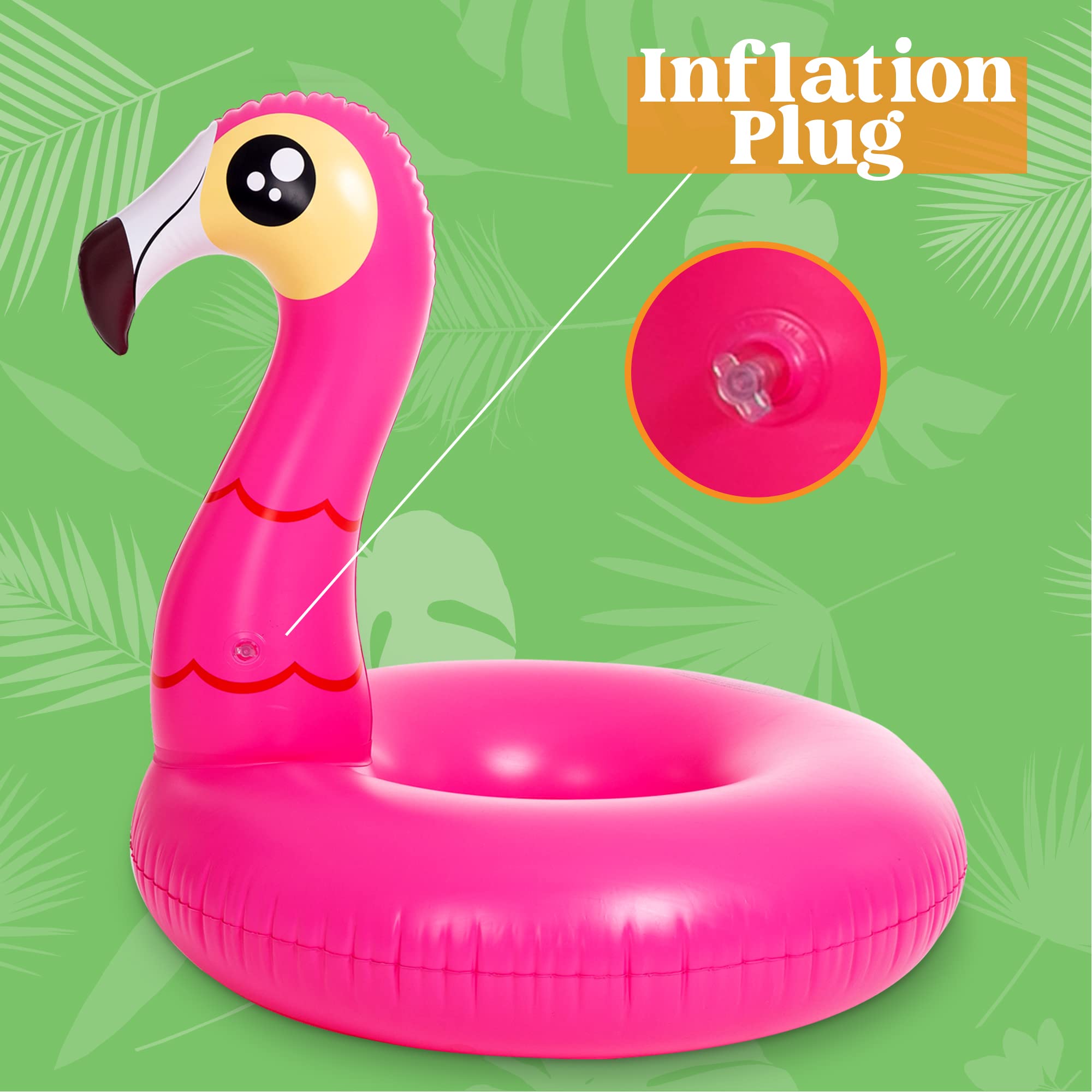 Sloosh - 39in Unicorn And Flamingo Pool Float Bundle, 2 Pcs - Image 8