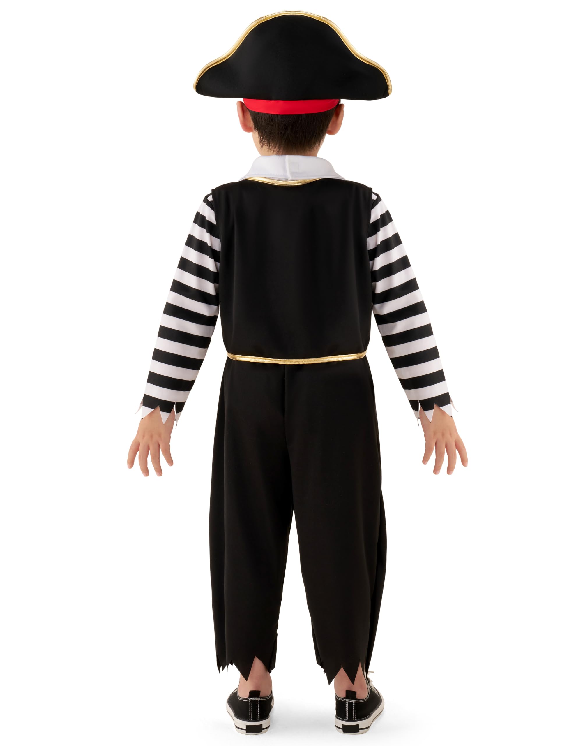 Boys Pirate Costume Stripe-Child - Image 8