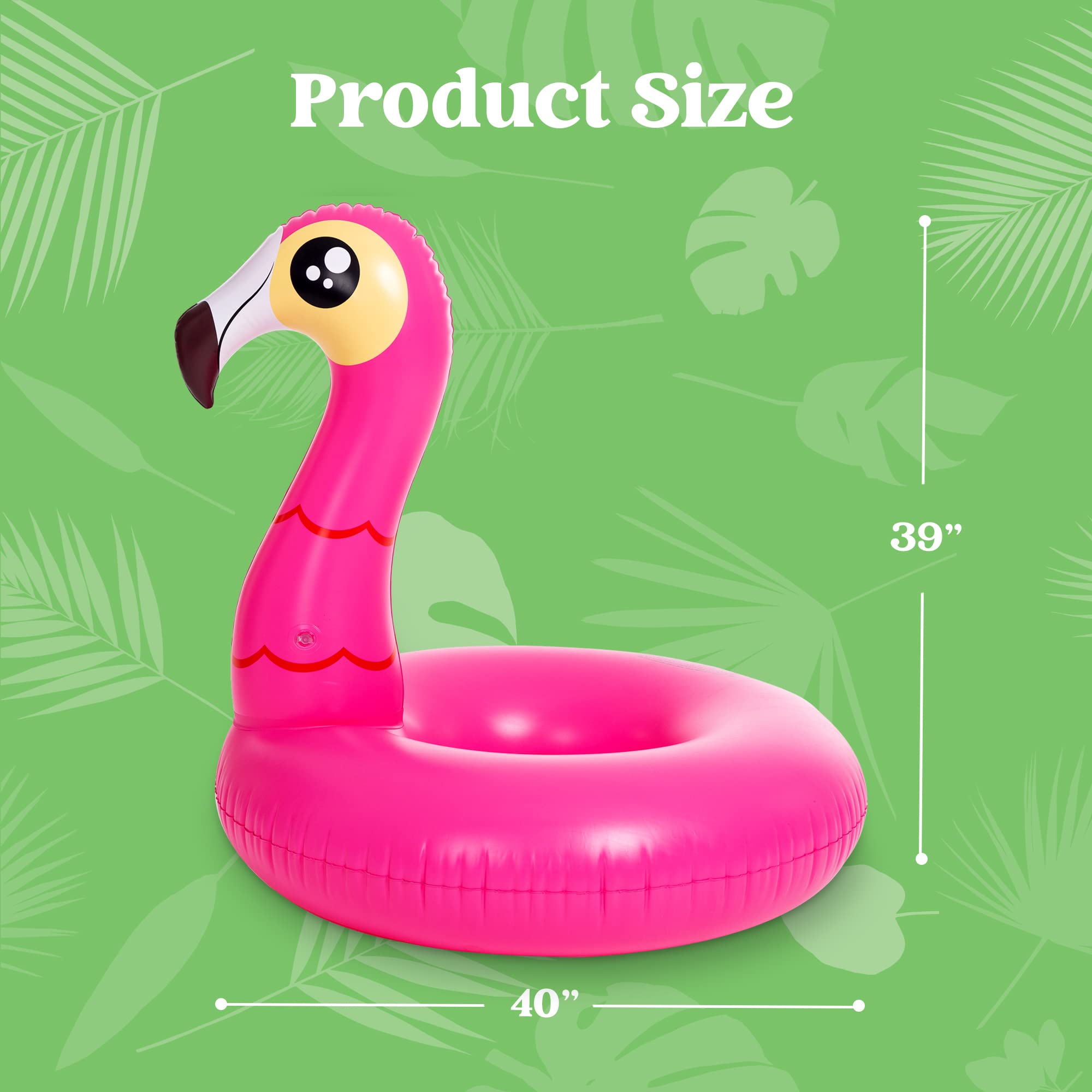 Sloosh - 39in Unicorn And Flamingo Pool Float Bundle, 2 Pcs - Image 9